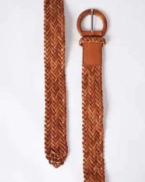 16ply belt - tan leather