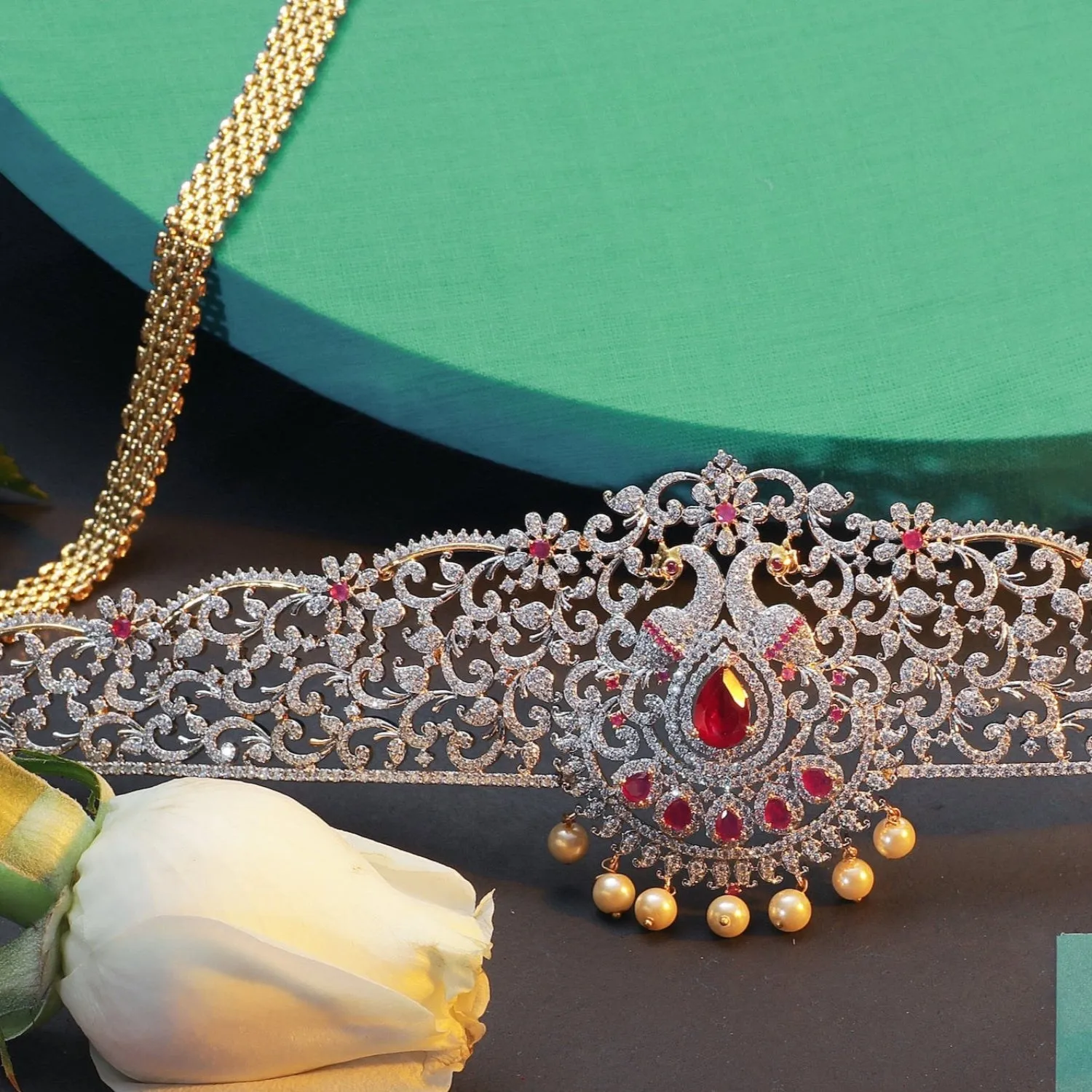 Aariya Nakshatra CZ Waist Band