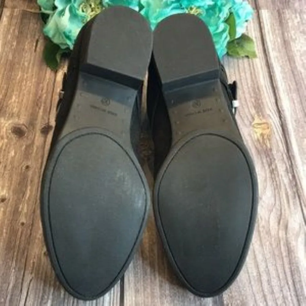 AMERICAN RAG Darie Black Ankle Booties 10M