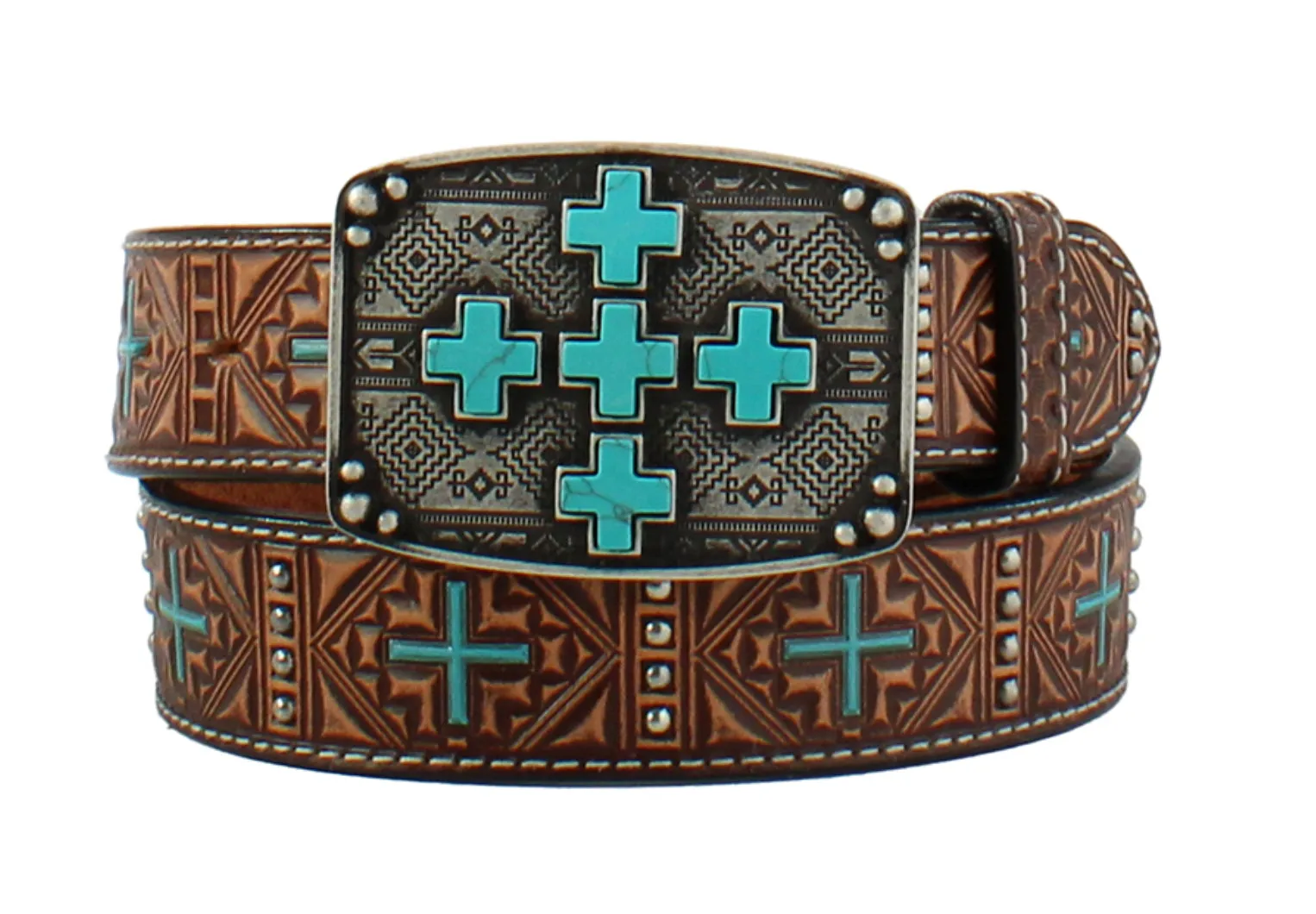Angel Ranch Studded Cross Belt