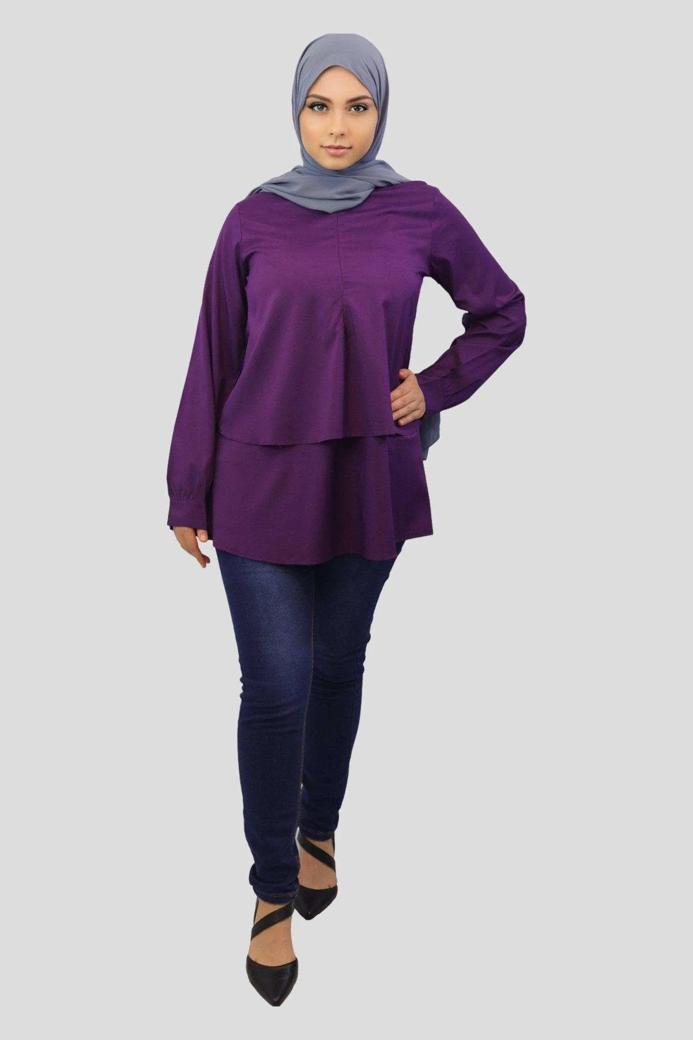 Anila Mid Length Layered Tunic