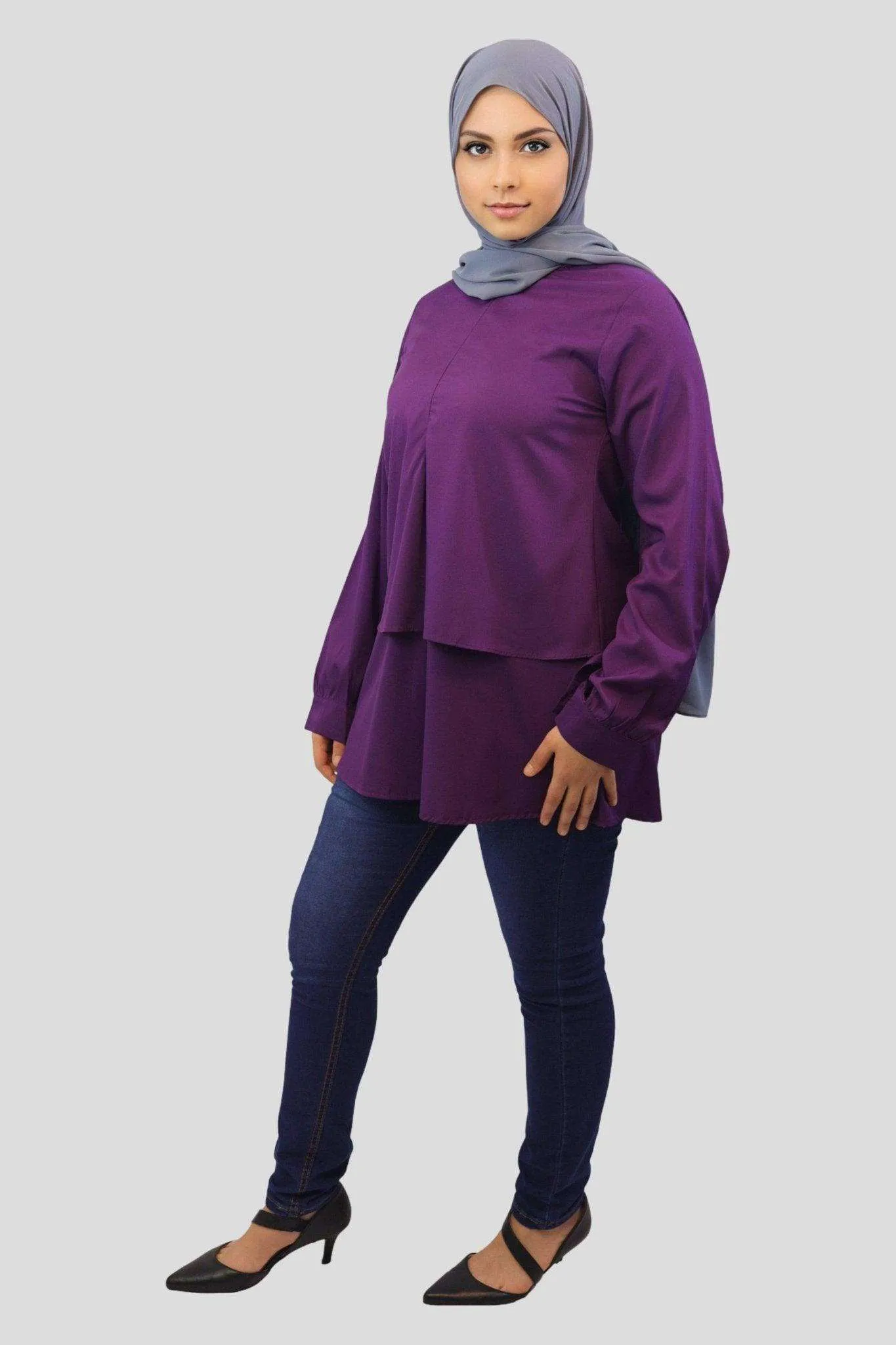 Anila Mid Length Layered Tunic