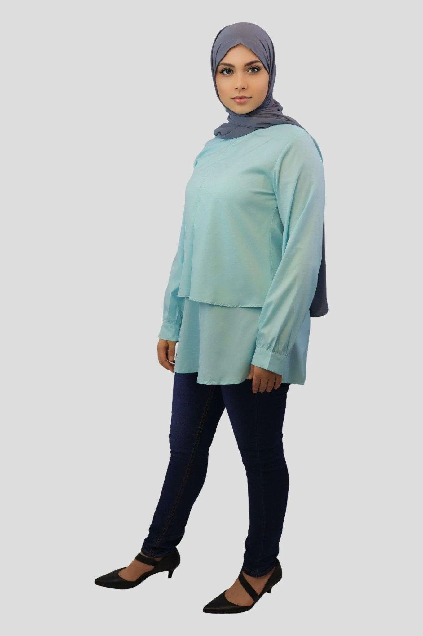 Anila Mid Length Layered Tunic