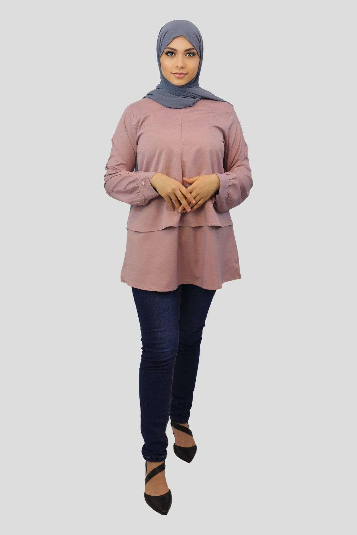 Anila Mid Length Layered Tunic