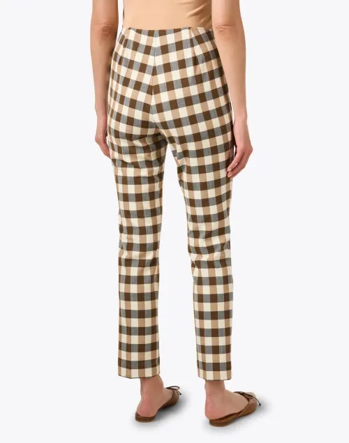 Annie Brown Plaid Pant