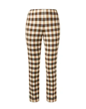 Annie Brown Plaid Pant