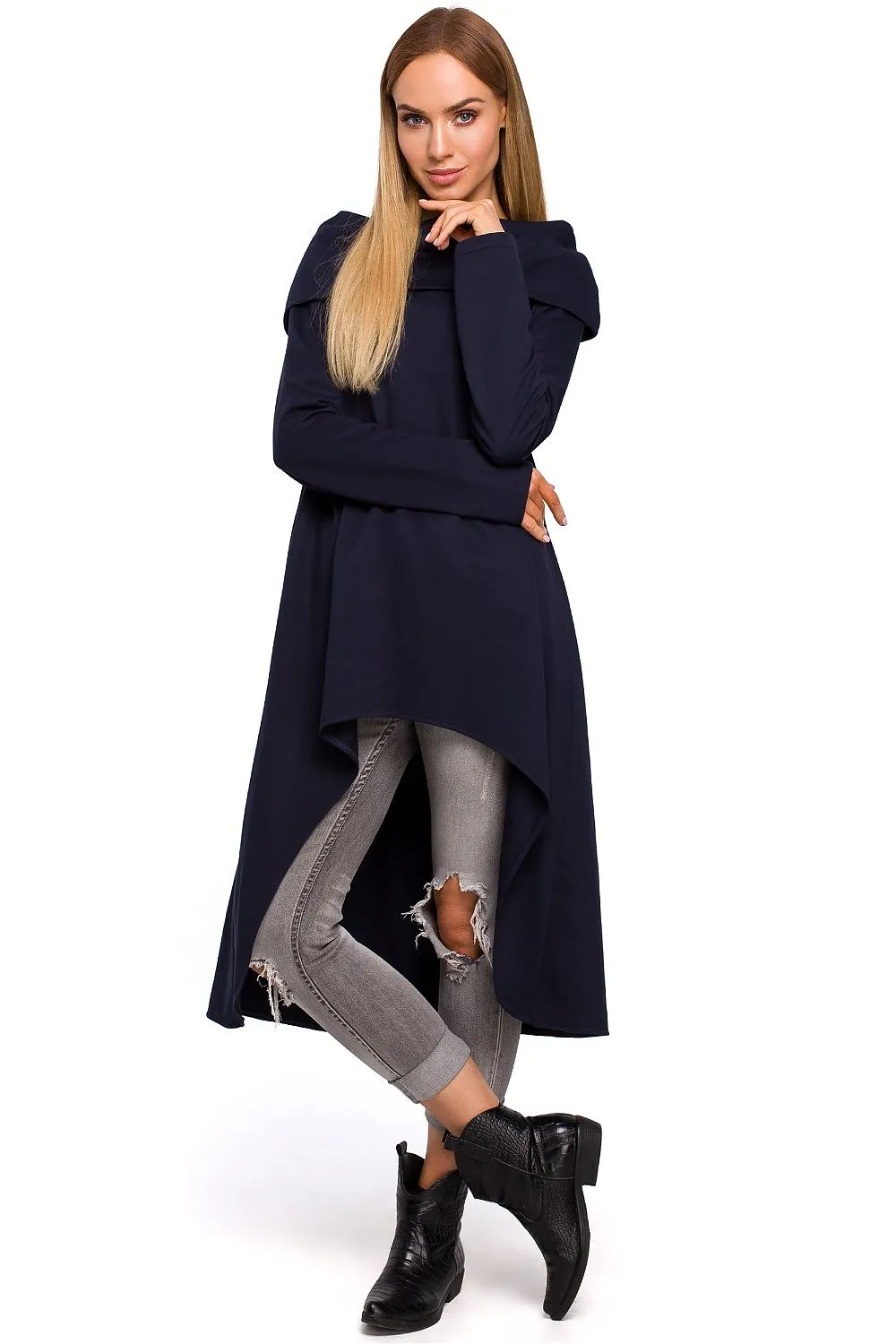 Asymmetrical Off-the-Shoulder Tunic