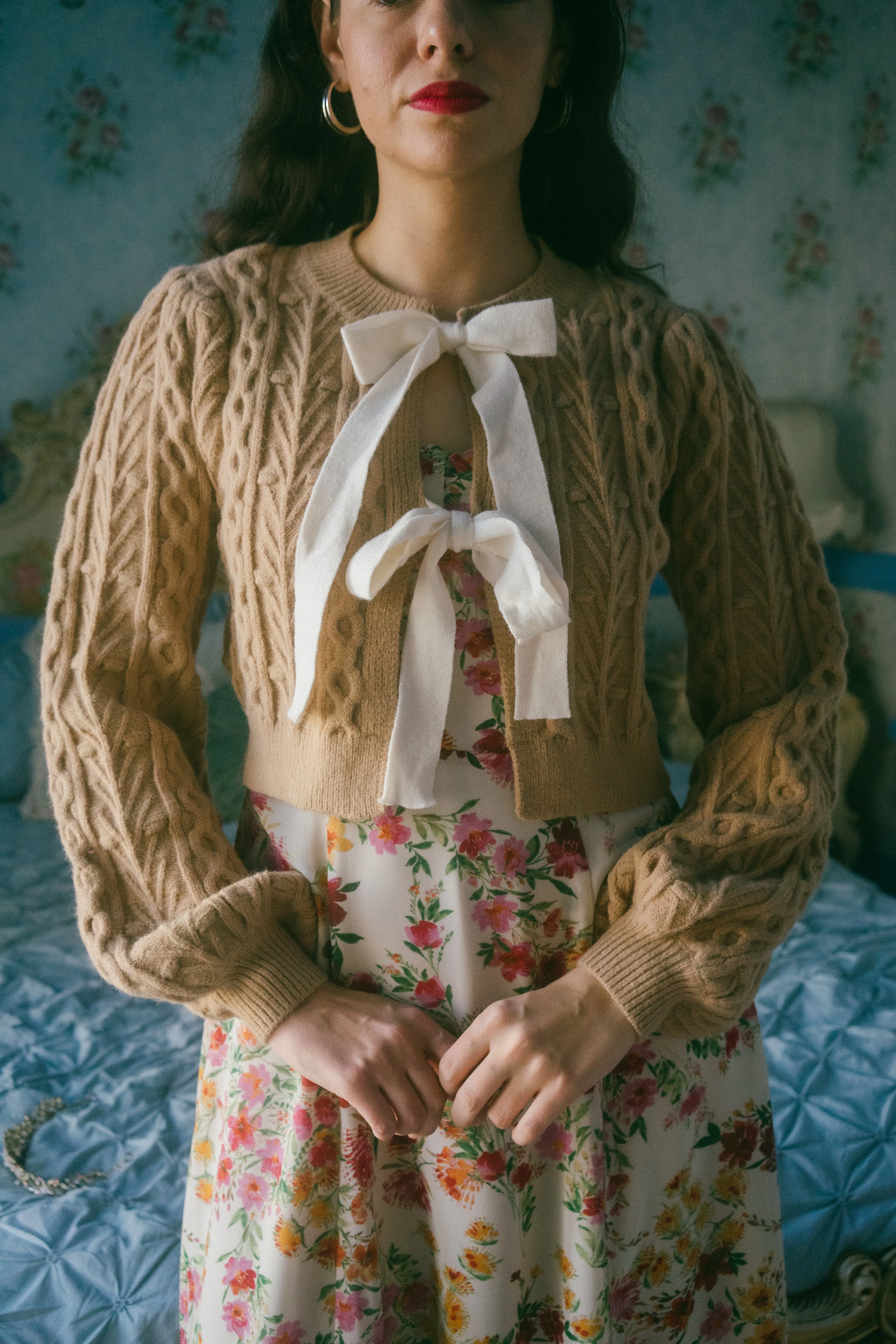 Audrey Cardigan in Taupe