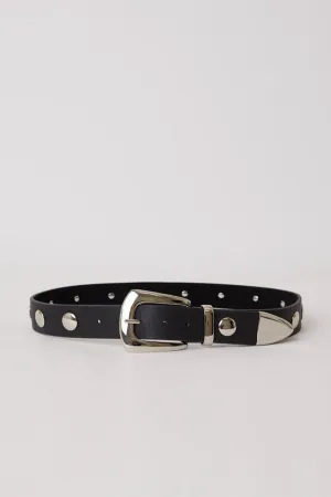 B-LOW THE BELT | Jordana Mini Moto - Black/Silver