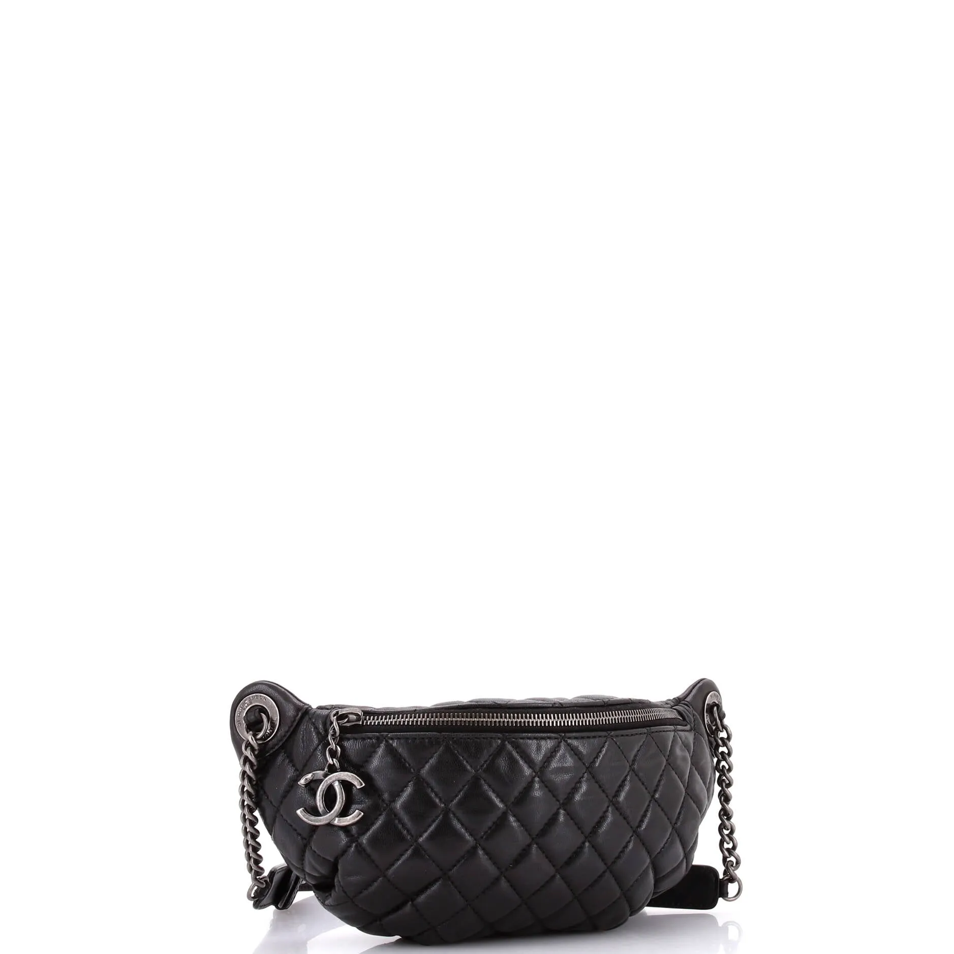 Banane Waist Bag Quilted Leather