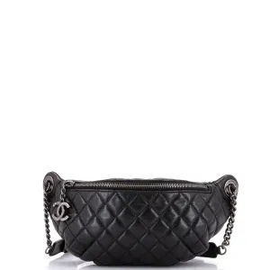 Banane Waist Bag Quilted Leather