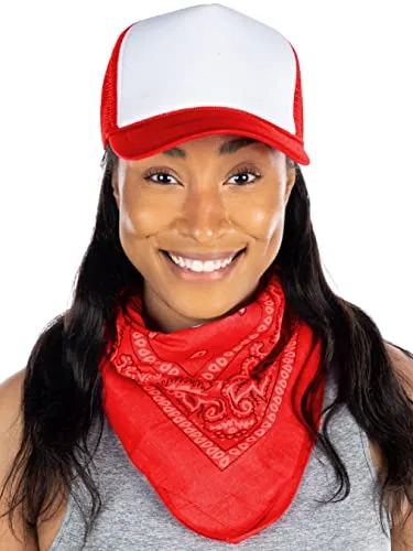 Bandana & Trucker Hat Bundle by Funky Junque