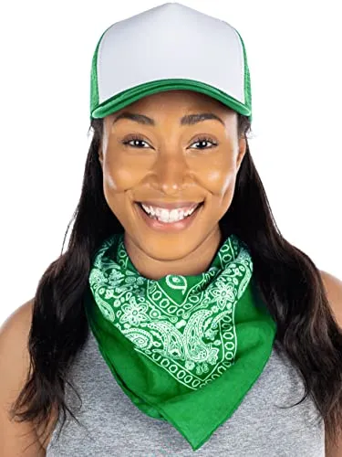 Bandana & Trucker Hat Bundle by Funky Junque