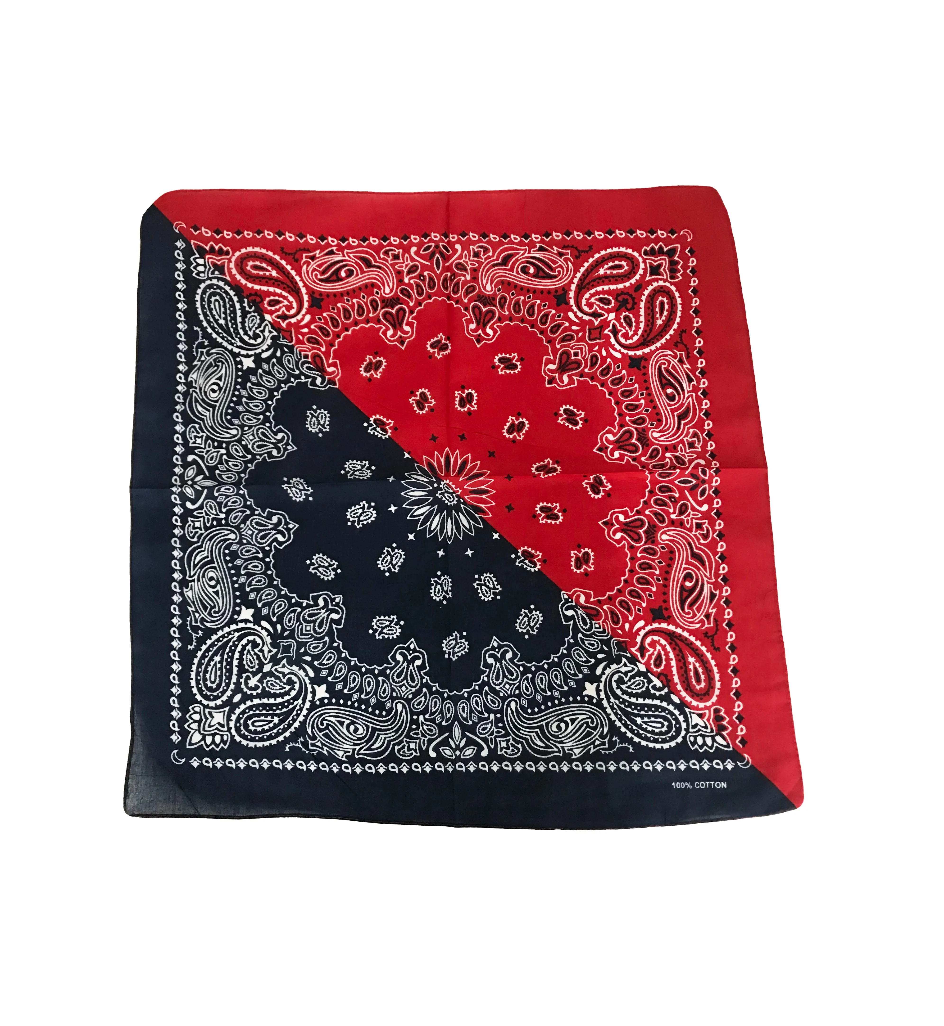Bandana Classica en Variedad de Colores, 100% Algodón