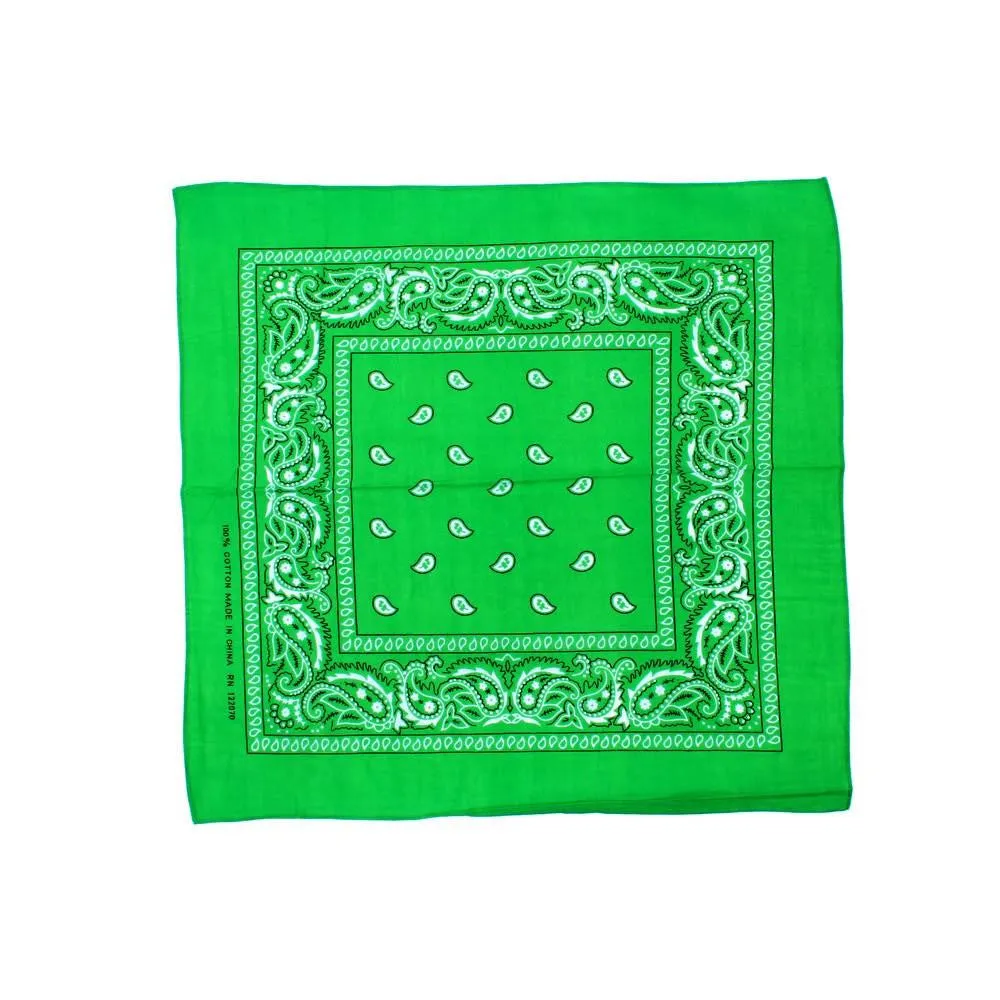 Bandana Classica en Variedad de Colores, 100% Algodón