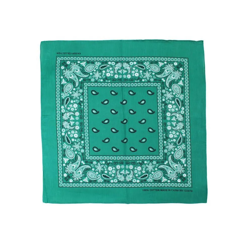 Bandana Classica en Variedad de Colores, 100% Algodón