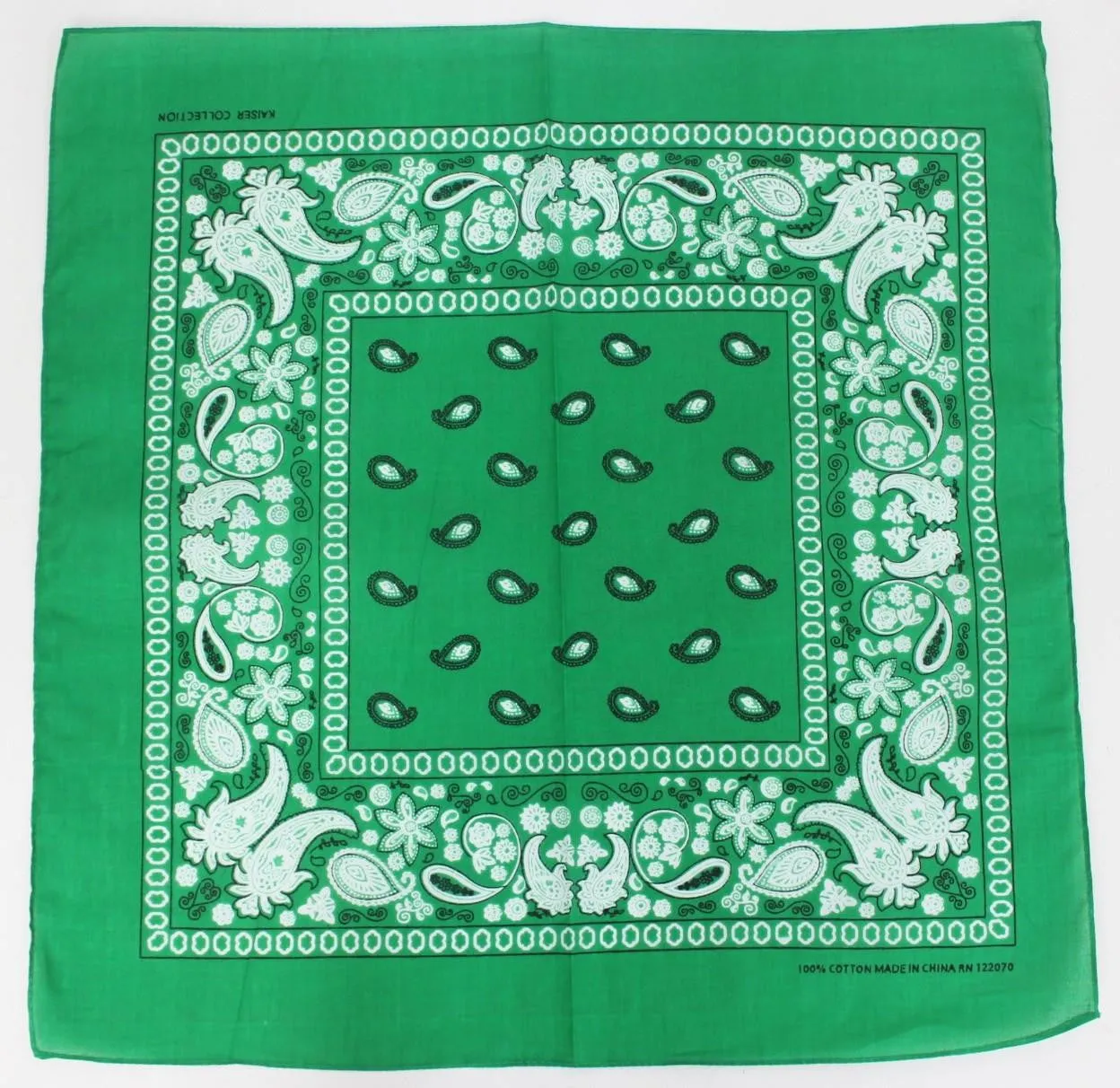 Bandana Classica en Variedad de Colores, 100% Algodón