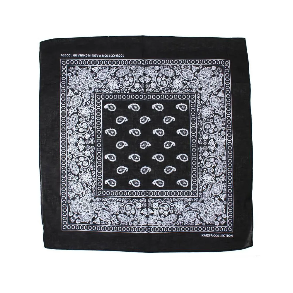 Bandana Classica en Variedad de Colores, 100% Algodón