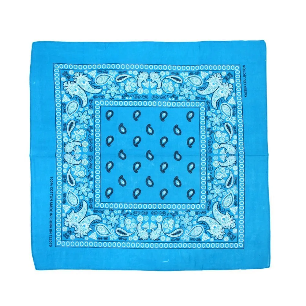 Bandana Classica en Variedad de Colores, 100% Algodón
