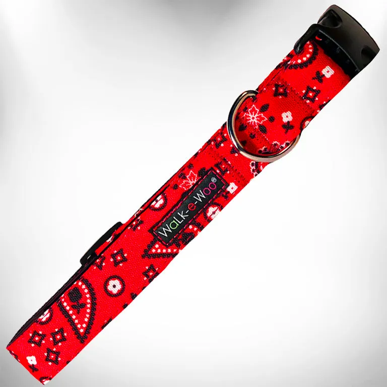 Bandana Dog Collars, Leads, and Bows - 2 Styles