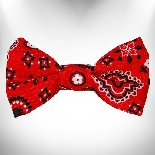 Bandana Dog Collars, Leads, and Bows - 2 Styles