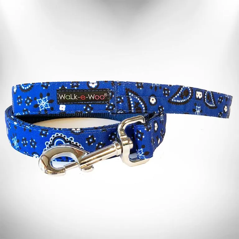 Bandana Dog Collars, Leads, and Bows - 2 Styles