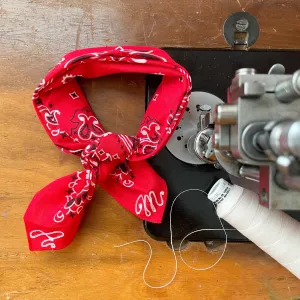 Bandana - Red - Uppercase Initials