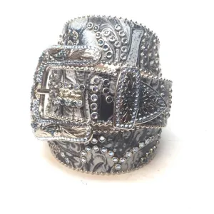 b.b. Simon Deep Blue Crystal Belt