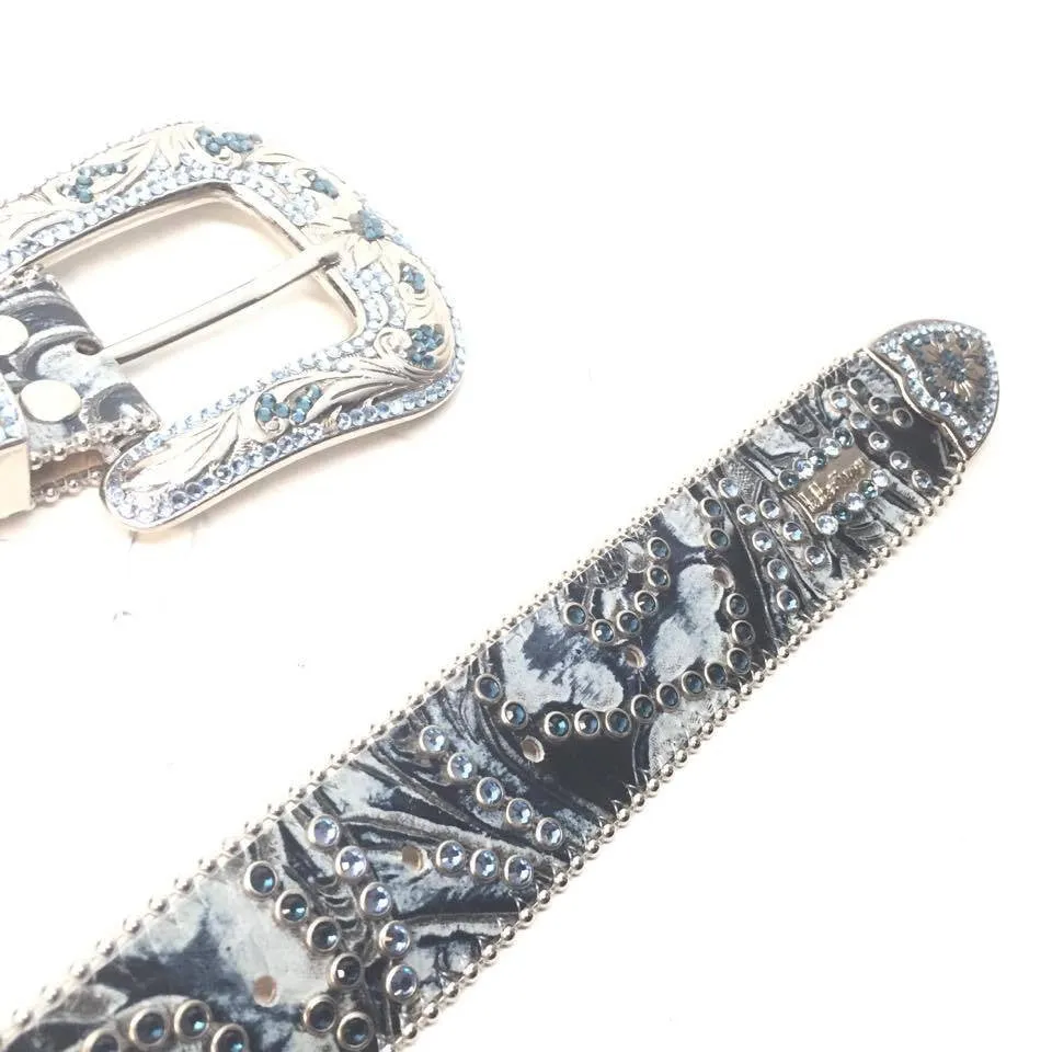 b.b. Simon "Oceans Blue" Crystal Belt