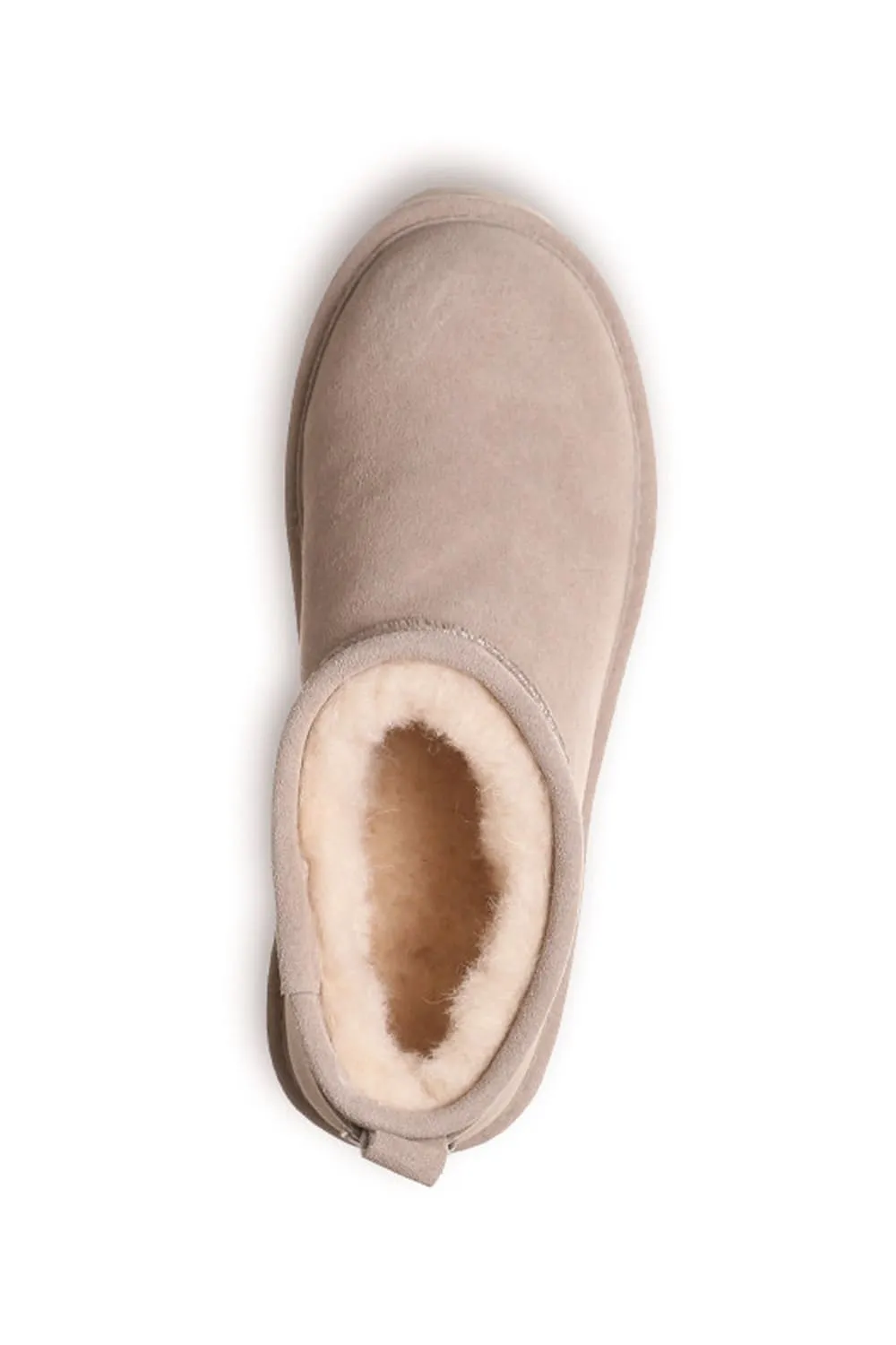 Bearpaw Retro Super Shorty Ankle Booties for Women in Mushroom | 3051W-500 MUSHROOM
