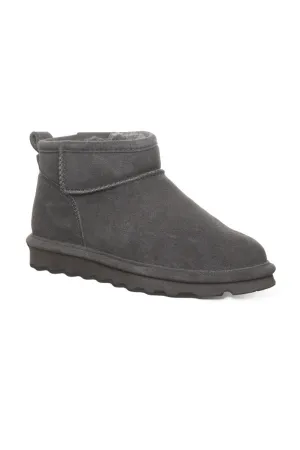 Bearpaw Shorty Wide Ankle Booties for Women in Graphite | 2860W-060 GRAPHITE
