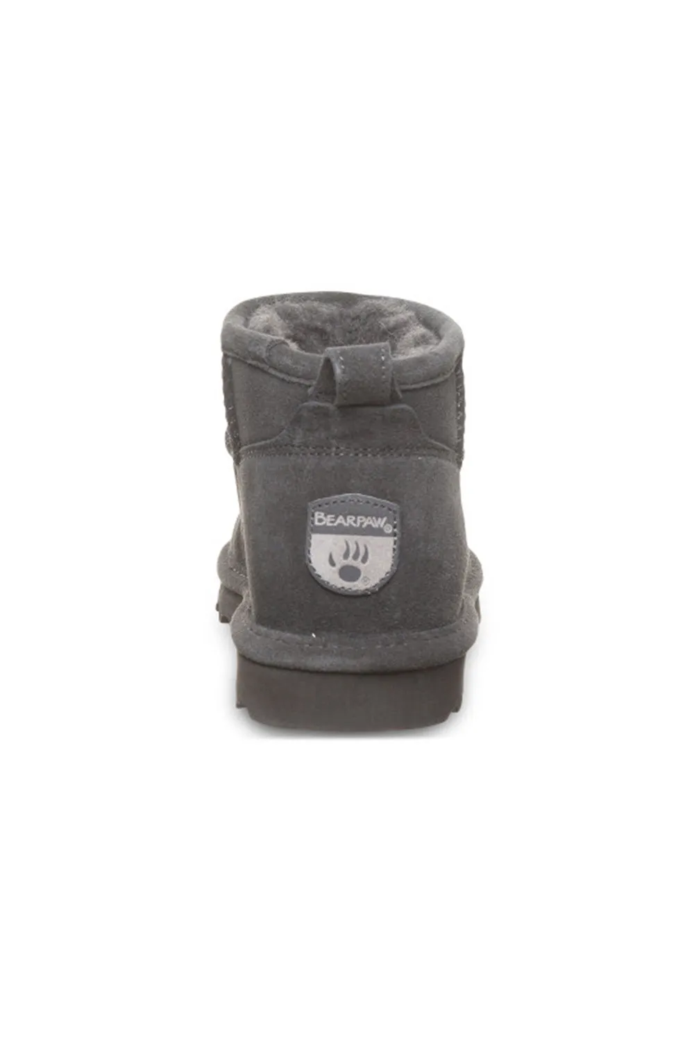 Bearpaw Shorty Wide Ankle Booties for Women in Graphite | 2860W-060 GRAPHITE
