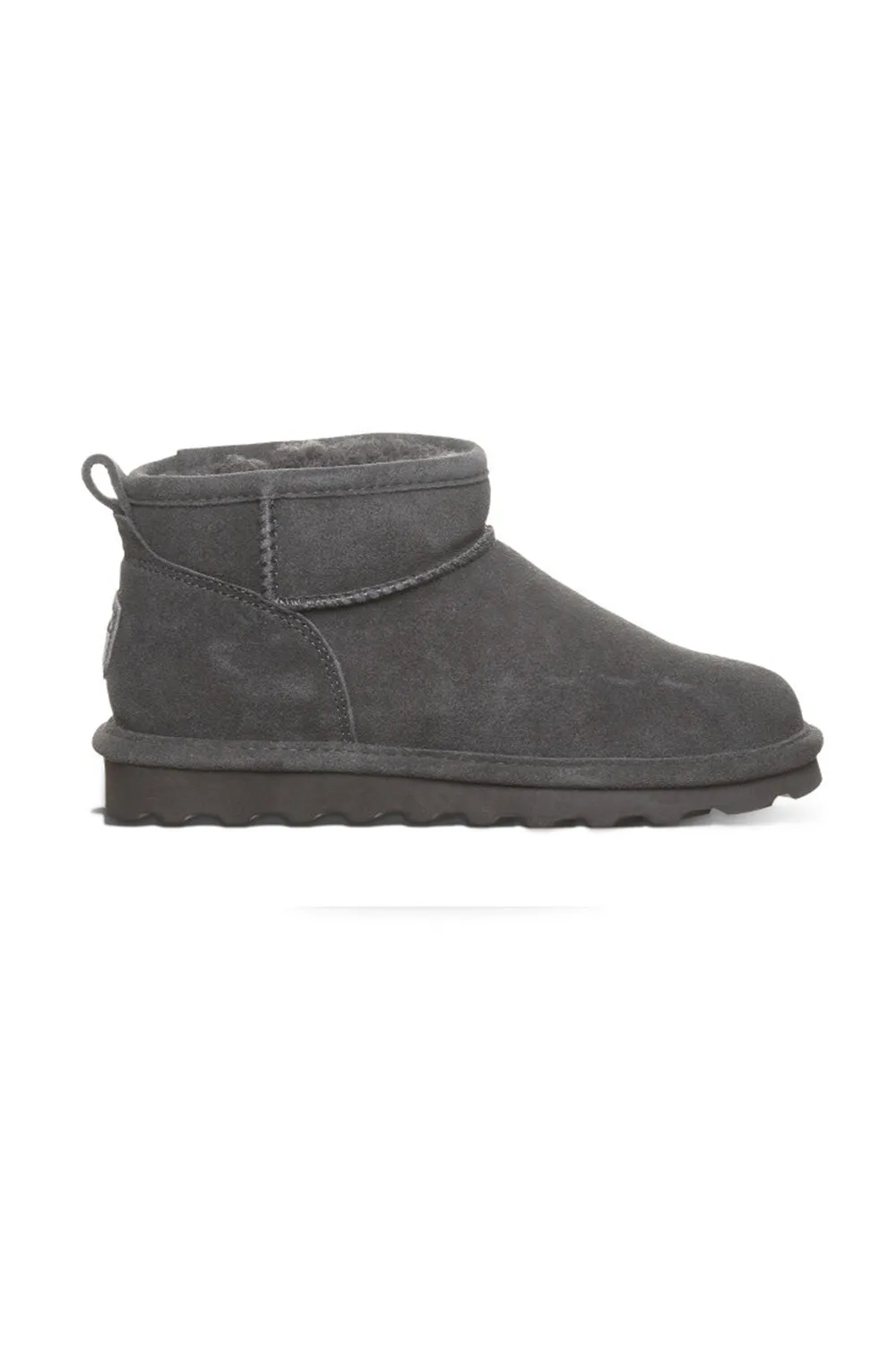 Bearpaw Shorty Wide Ankle Booties for Women in Graphite | 2860W-060 GRAPHITE