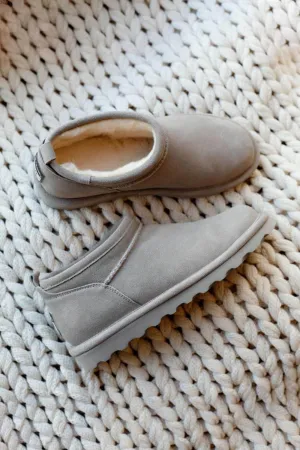Bearpaw Super Shorty Ankle Booties for Women in Mushroom | 3049W-500 MUSHROOM