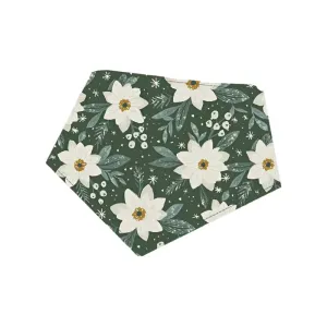 Bibby Bubby Bandana - Holiday Snow Floral