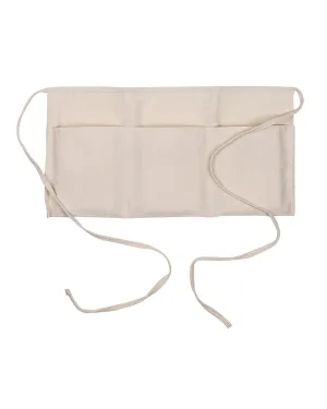 Big Accessories Three-Pocket Waist Apron | Natural