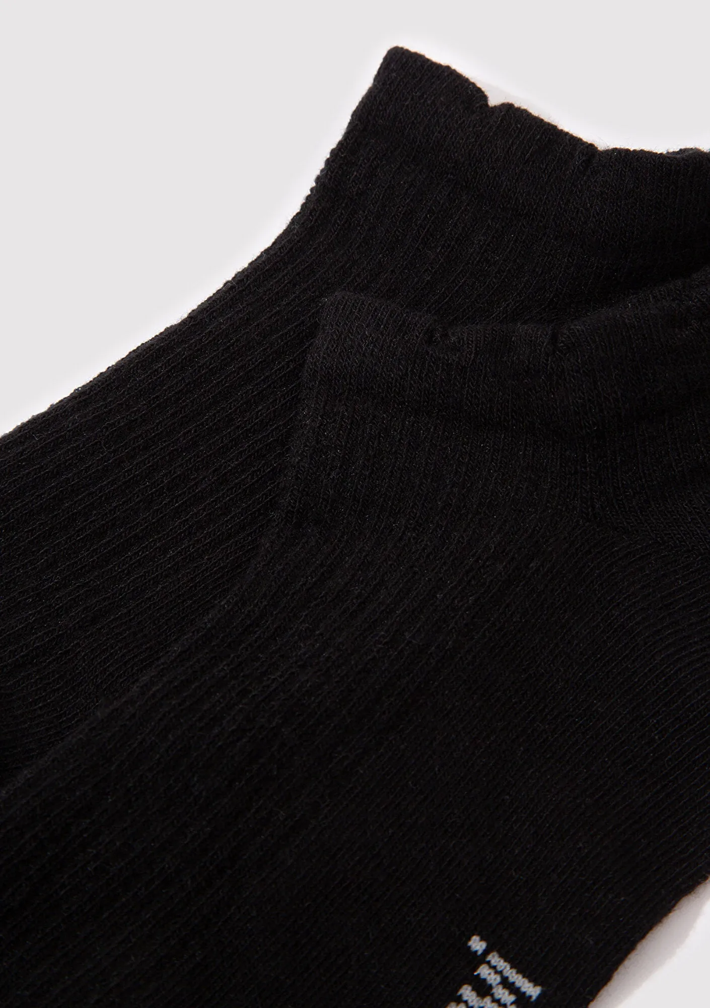 Black Ankle Socks