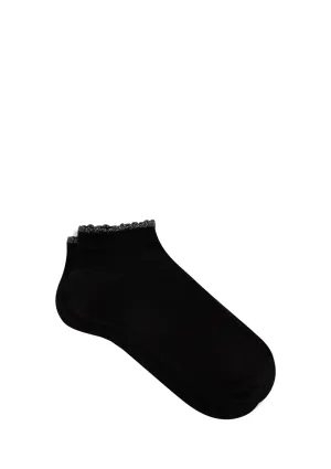 Black Ankle Socks