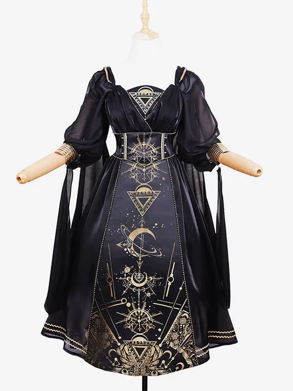 Black Gold Lolita Accessories Accessory Miscellaneous
