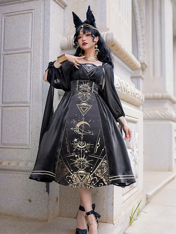 Black Gold Lolita Accessories Accessory Miscellaneous