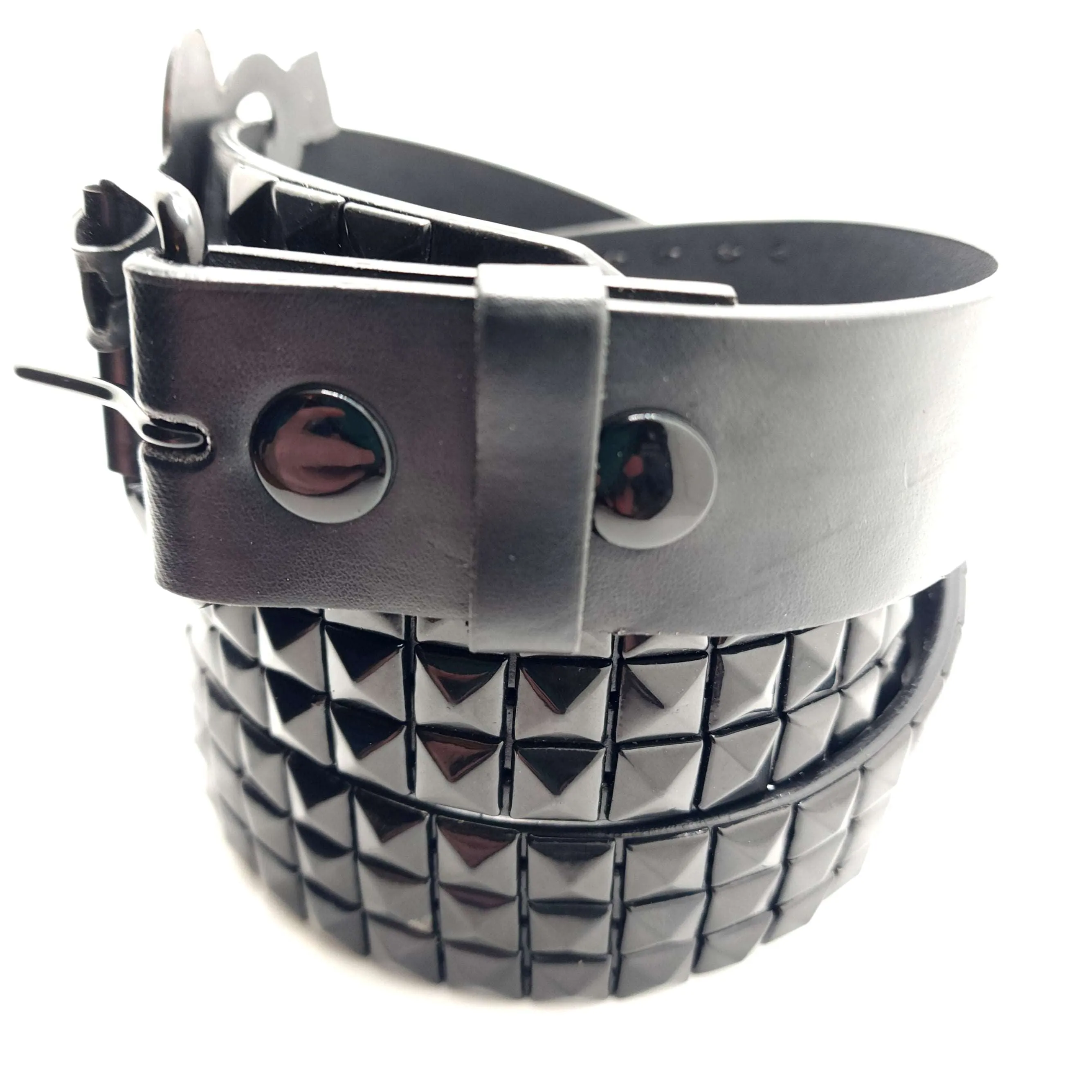 Black on Black Studded Belt Punk