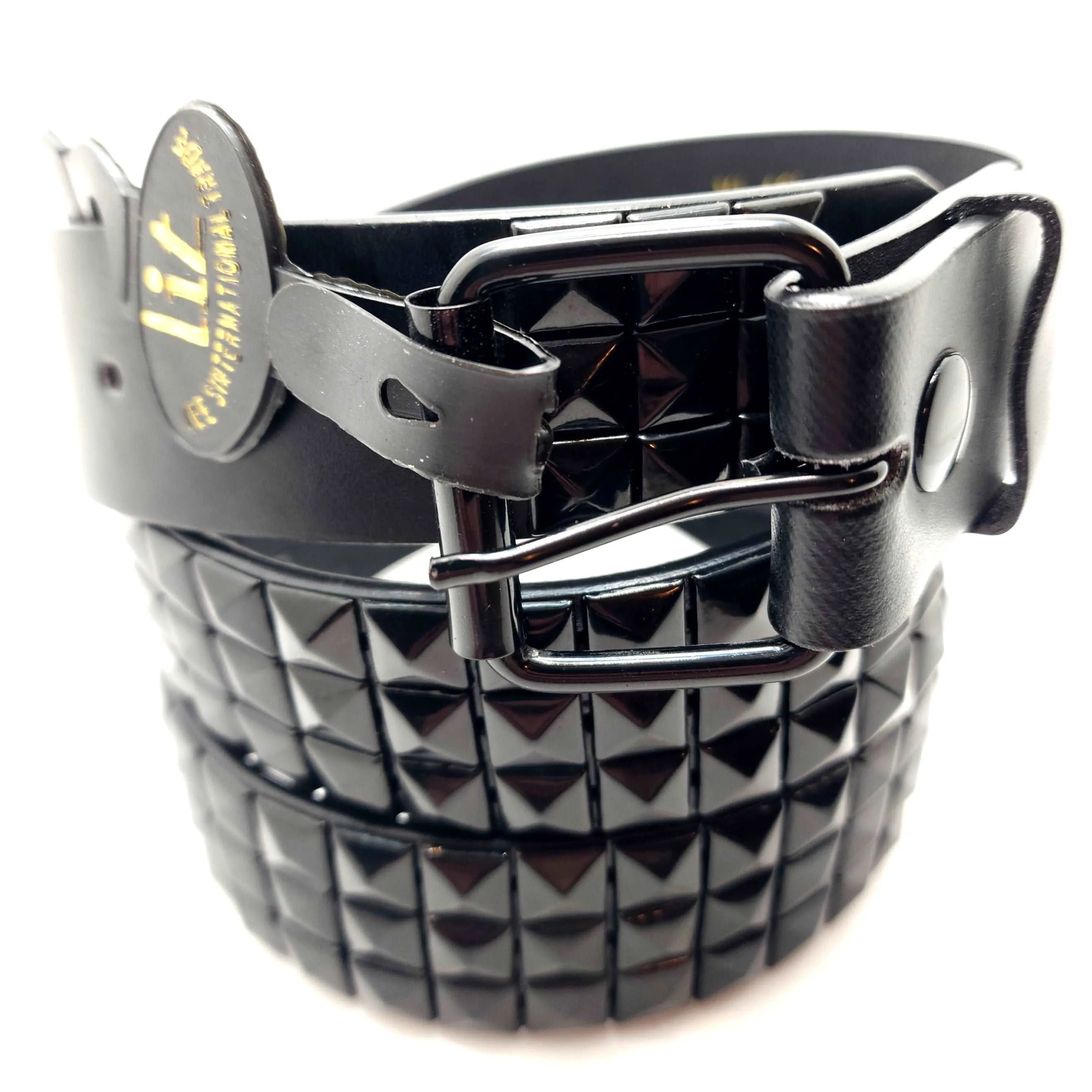 Black on Black Studded Belt Punk