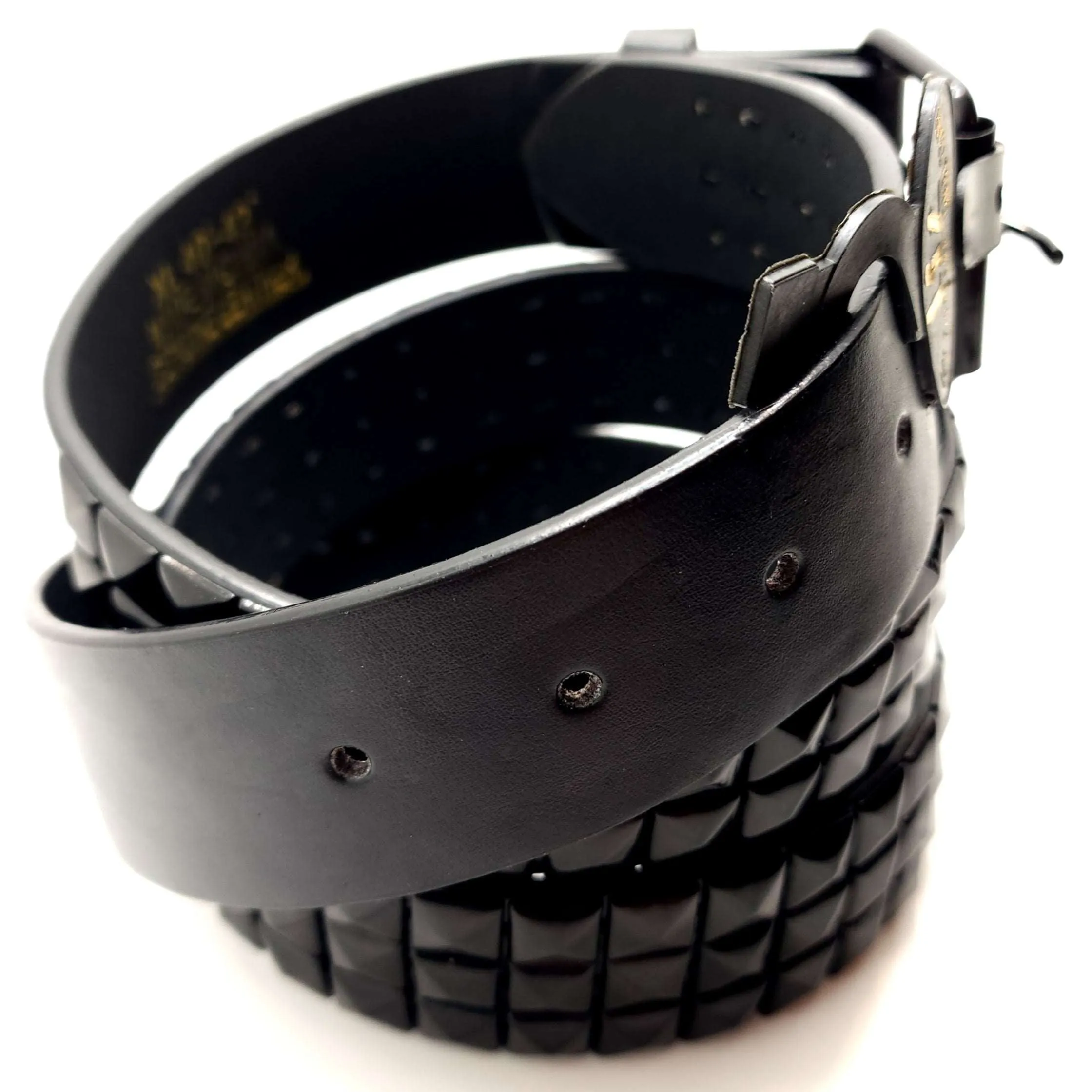 Black on Black Studded Belt Punk
