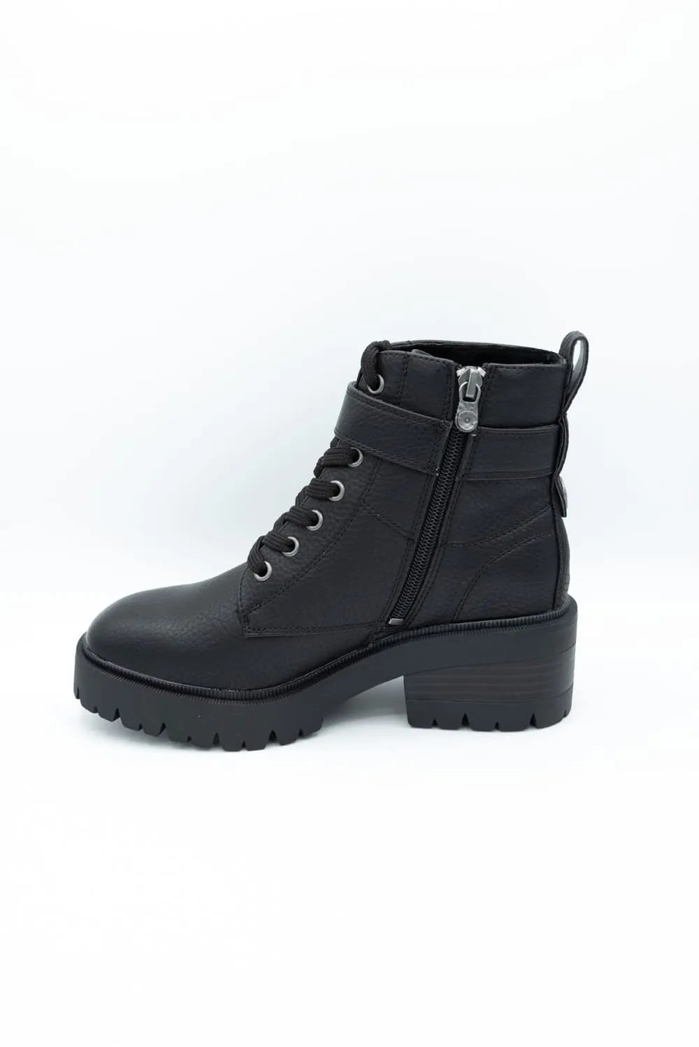 Blowfish Malibu Jagger Lace Booties for Women in Black | J1687S2