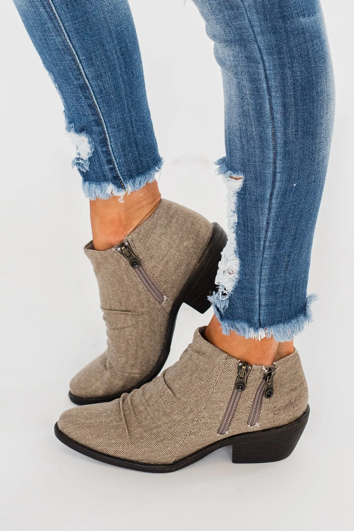 Blowfish Wander Booties- Bronze