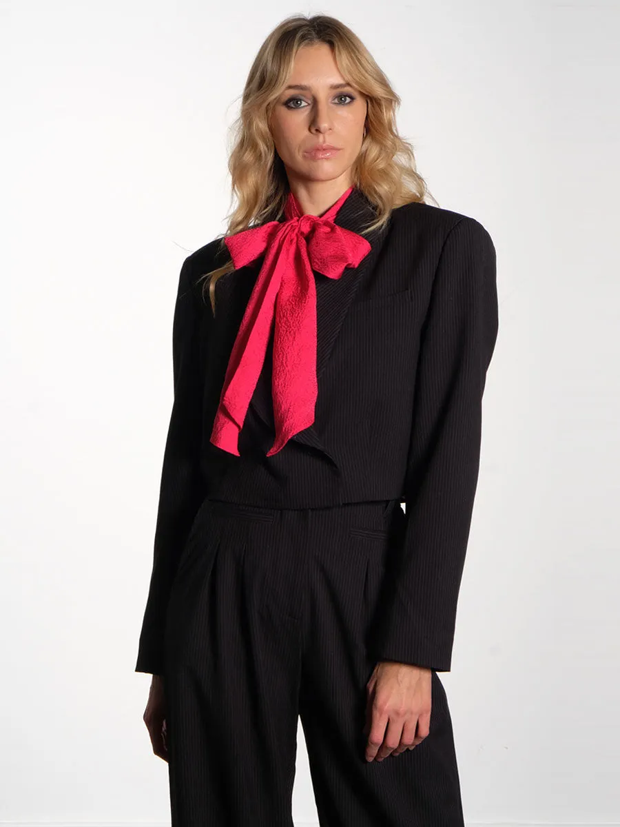 Bow Tie Shirt - Wild Cherry