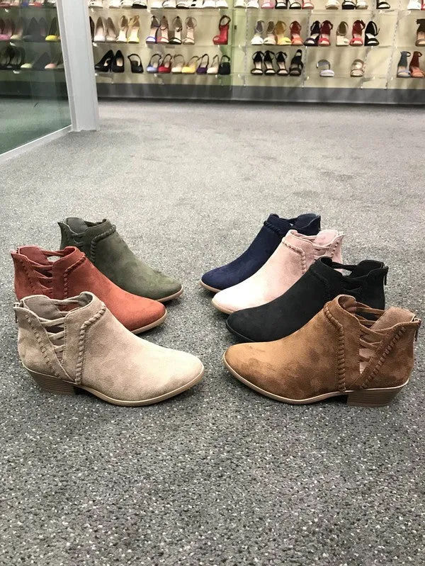 Braided Crisscross Bootie
