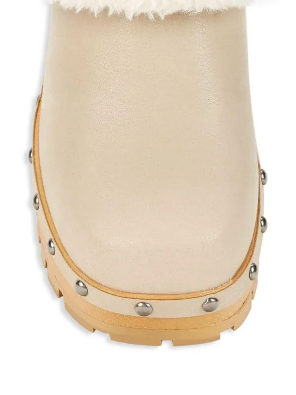 Britt Faux Fur Lined Clog Bootie