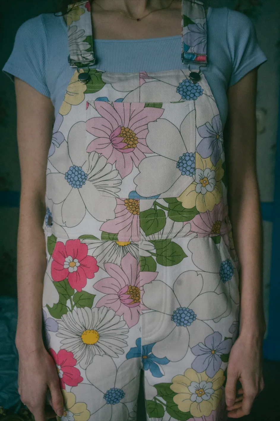 Caitrin Overalls in Sweet Gardenia Floral