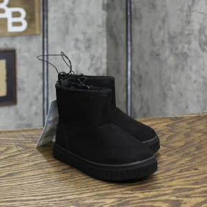 Cat & Jack Toddler Girls Arlo Zipper Shearling Style Boots ARL0 Black 6T